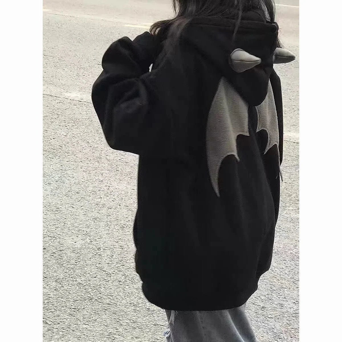 Evil Horns Hoodies Women