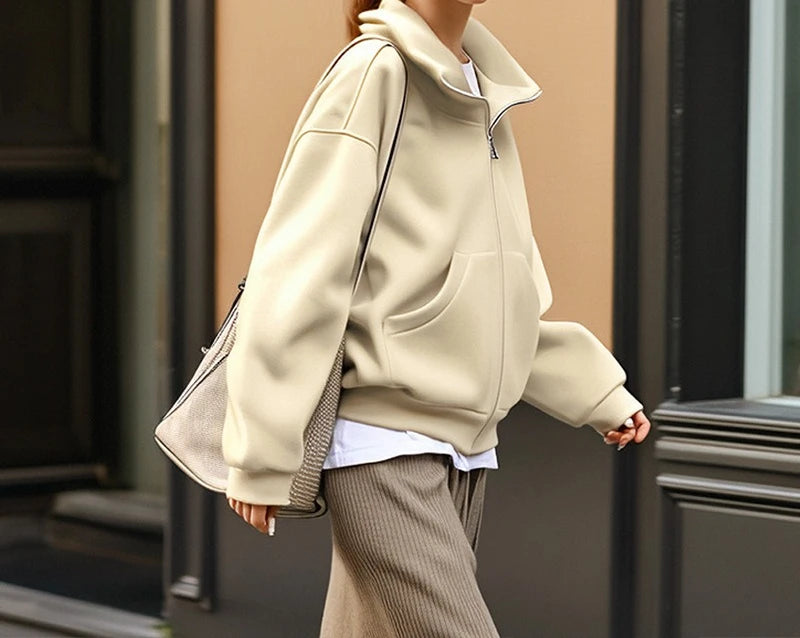 Hooded Cardigan Mid Length