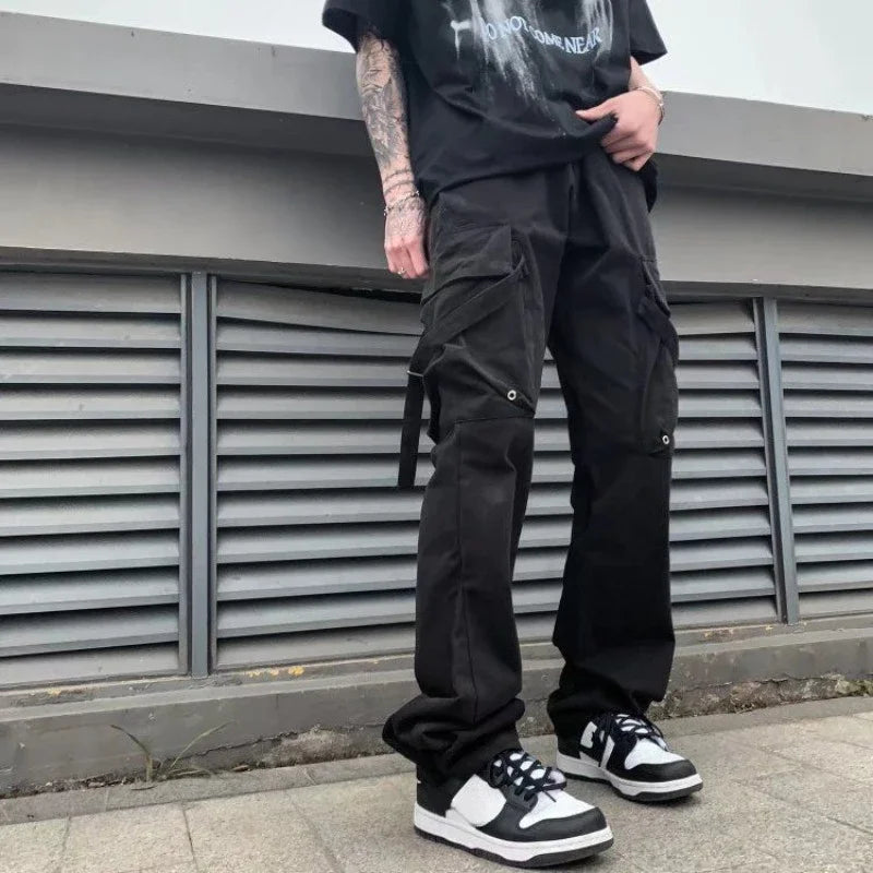 Cargo Pants for Men Wide Street Techwear