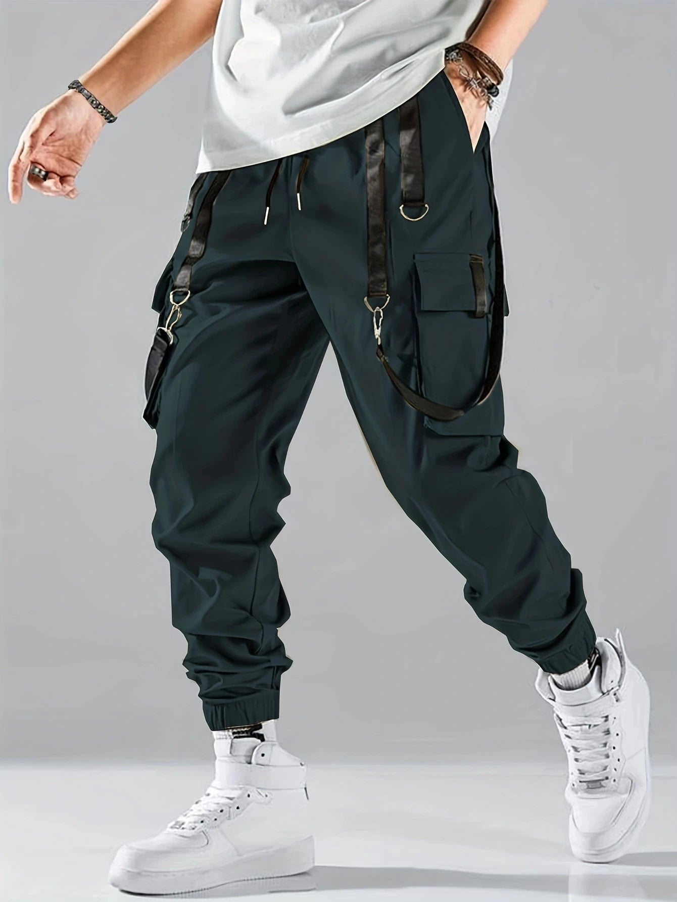 Men's Casual Techwear Cargo Pants
