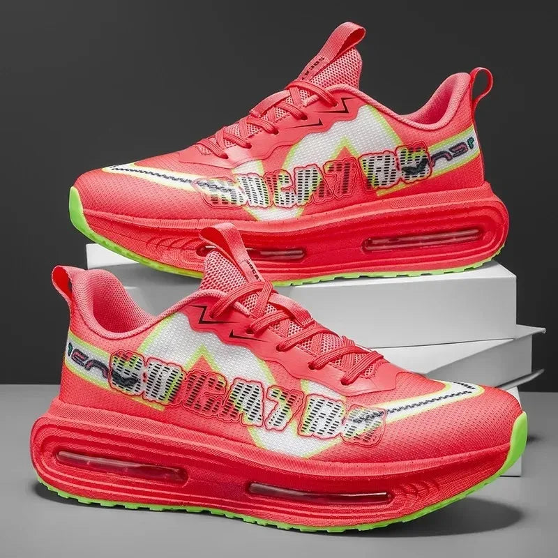 Men's Sneakers - Lightweight Low-Top Design, Cushioned Soles, Suitable for All Occasions, Ideal for Fitness, Jogging,