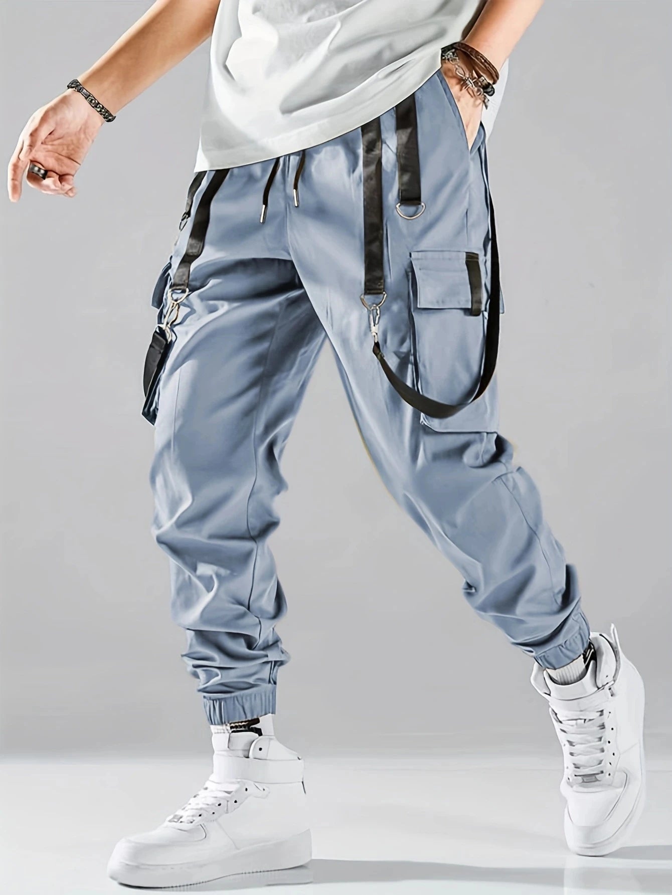 Men's Casual Techwear Cargo Pants