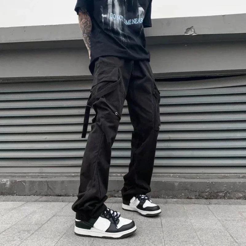 Cargo Pants for Men Wide Street Techwear