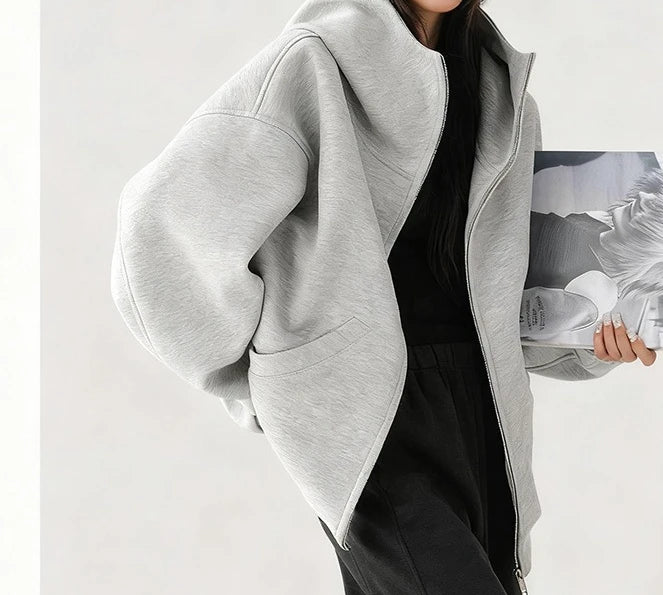 Hooded Cardigan Mid Length