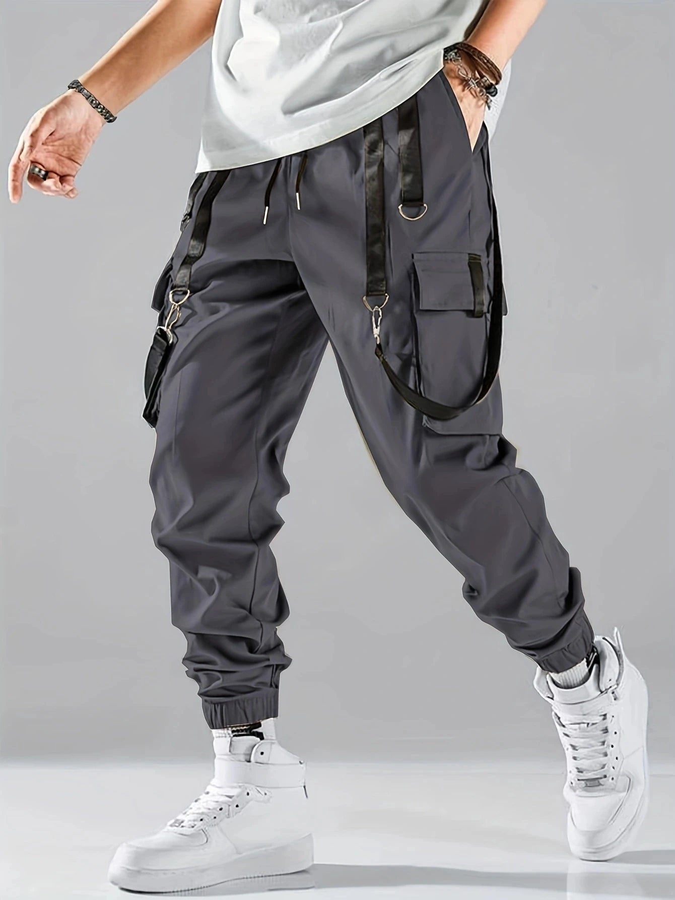 Men's Casual Techwear Cargo Pants
