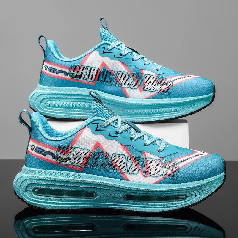 Men's Sneakers - Lightweight Low-Top Design, Cushioned Soles, Suitable for All Occasions, Ideal for Fitness, Jogging,
