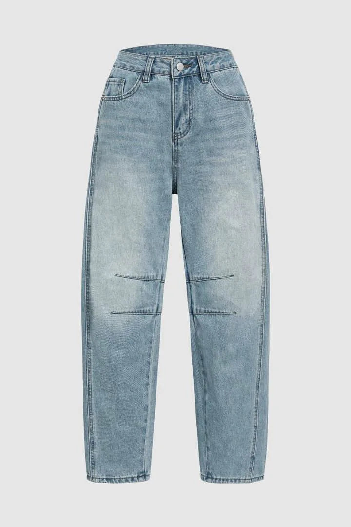 Jeans Women Denim Pants Wide Leg Long Pant Mom Y2k Loose Casual Regular Straight Trousers Elegant Splice Mid Waist Autumn Winter