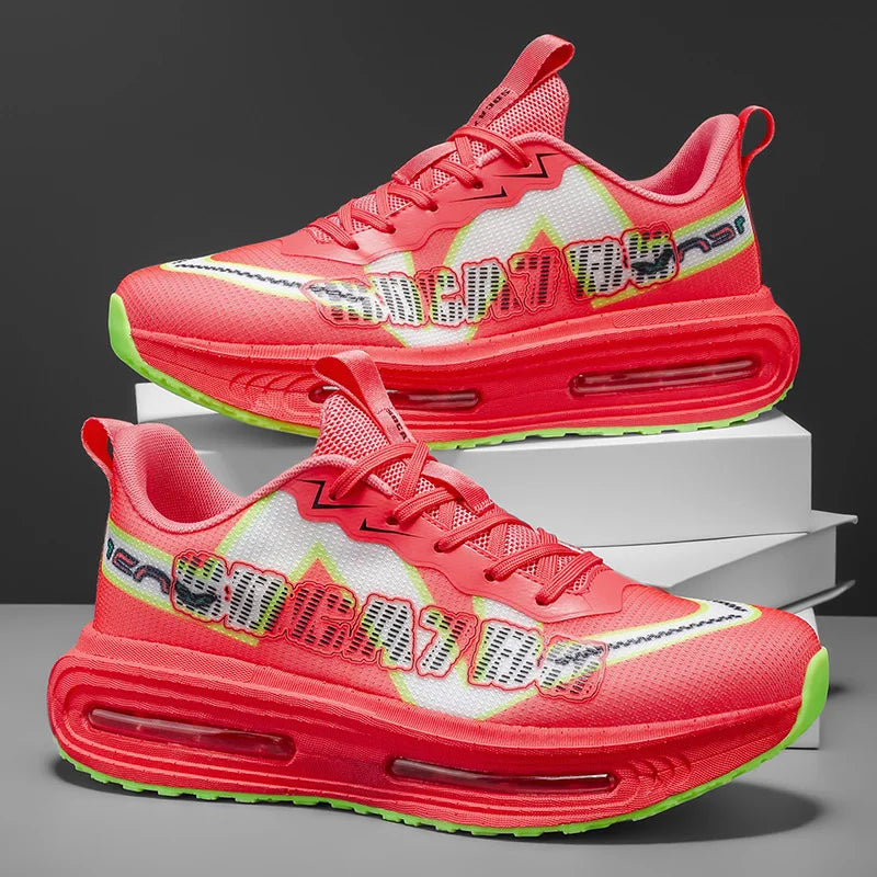 Men's Sneakers - Lightweight Low-Top Design, Cushioned Soles, Suitable for All Occasions, Ideal for Fitness, Jogging,