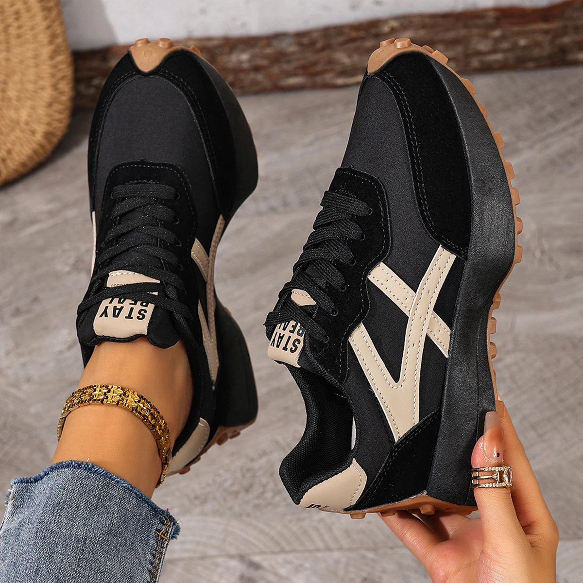 Shoes Fashion Designer Leather Sneakers