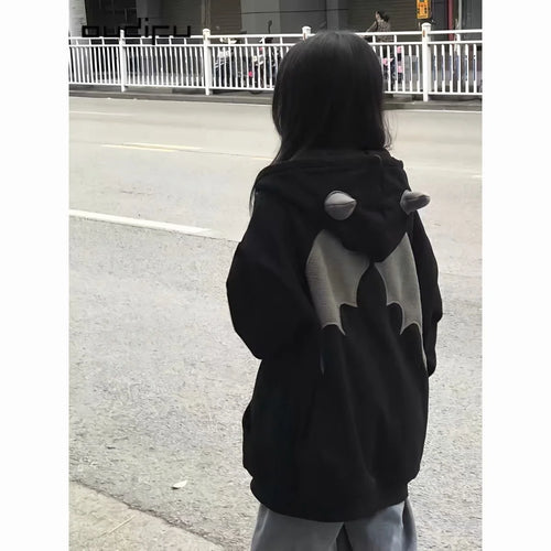 Evil Horns Hoodies Women