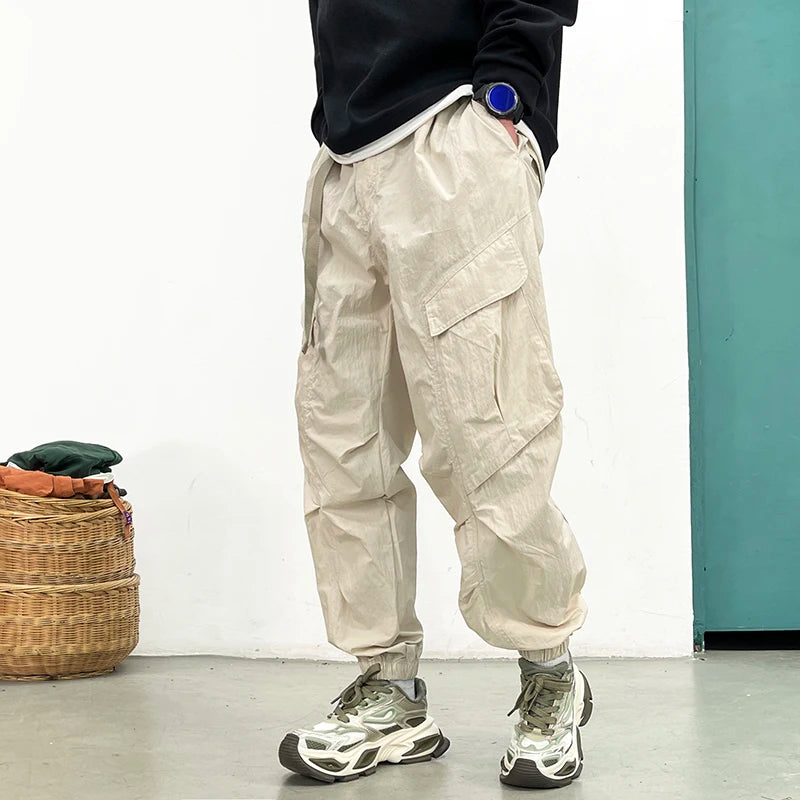 Korean Techwear Cargo Pants