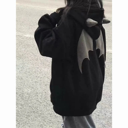 Evil Horns Hoodies Women