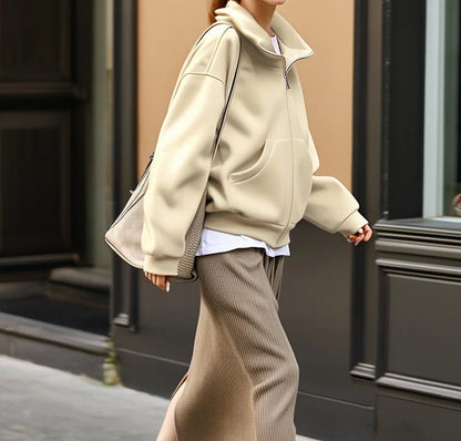 Hooded  Cardigan  Mid Length