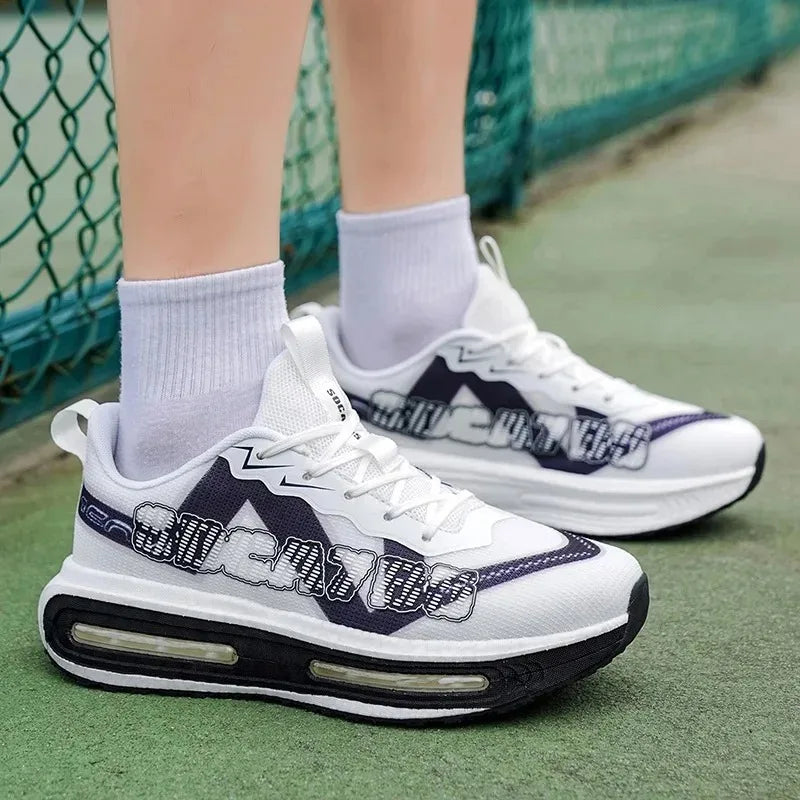 Men's Sneakers - Lightweight Low-Top Design, Cushioned Soles, Suitable for All Occasions, Ideal for Fitness, Jogging,
