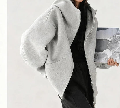 Hooded  Cardigan  Mid Length