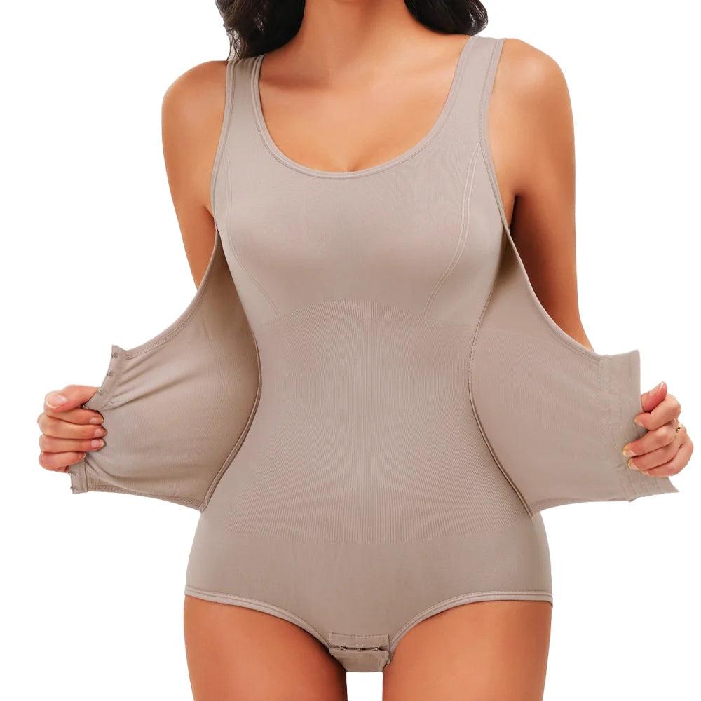 Bodysuit Shapewear with Belt Women