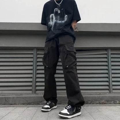 Cargo Pants for Men Wide Street Techwear