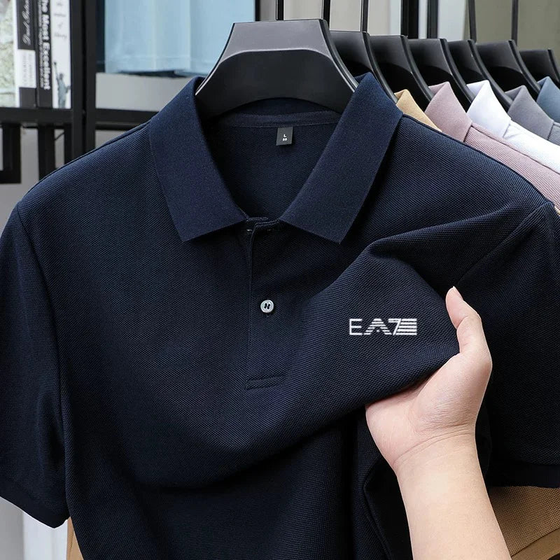 short sleeved letter printed men's