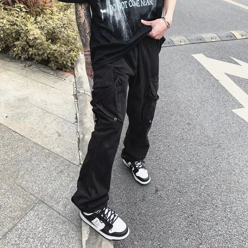 Cargo Pants for Men Wide Street Techwear