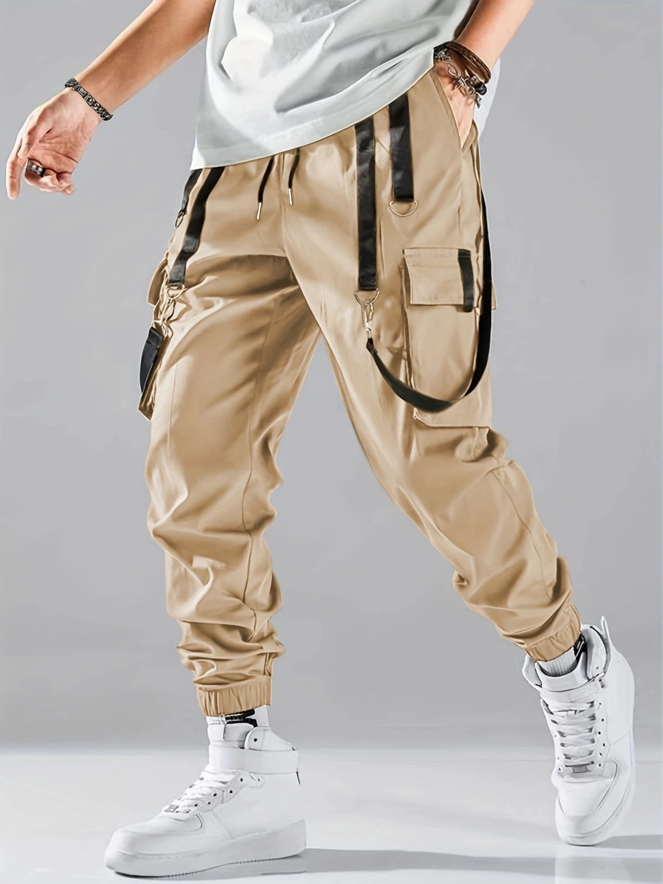 Men's Casual Techwear Cargo Pants
