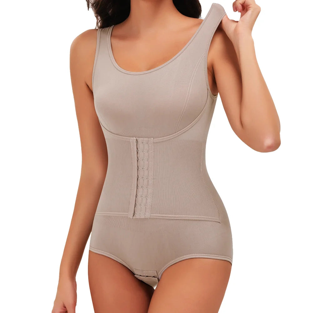 Bodysuit Shapewear with Belt Women