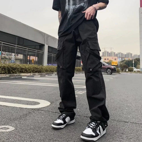 Cargo Pants for Men Wide Street Techwear