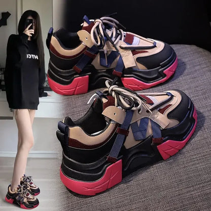 Sneakers Woman Footwear High on Platform