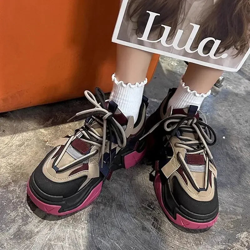 Sneakers Woman Footwear High on Platform