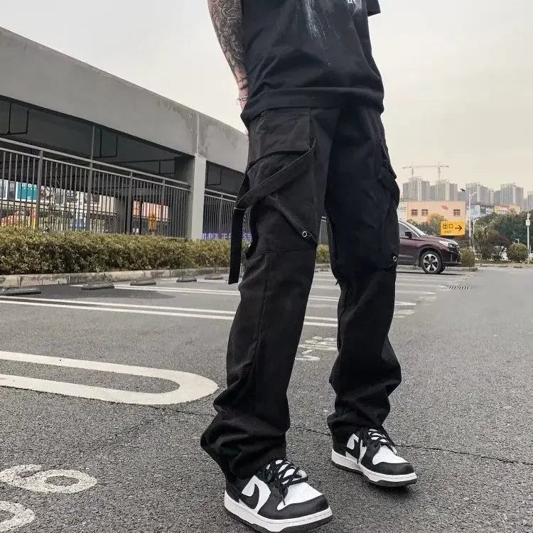 Cargo Pants for Men Wide Street Techwear