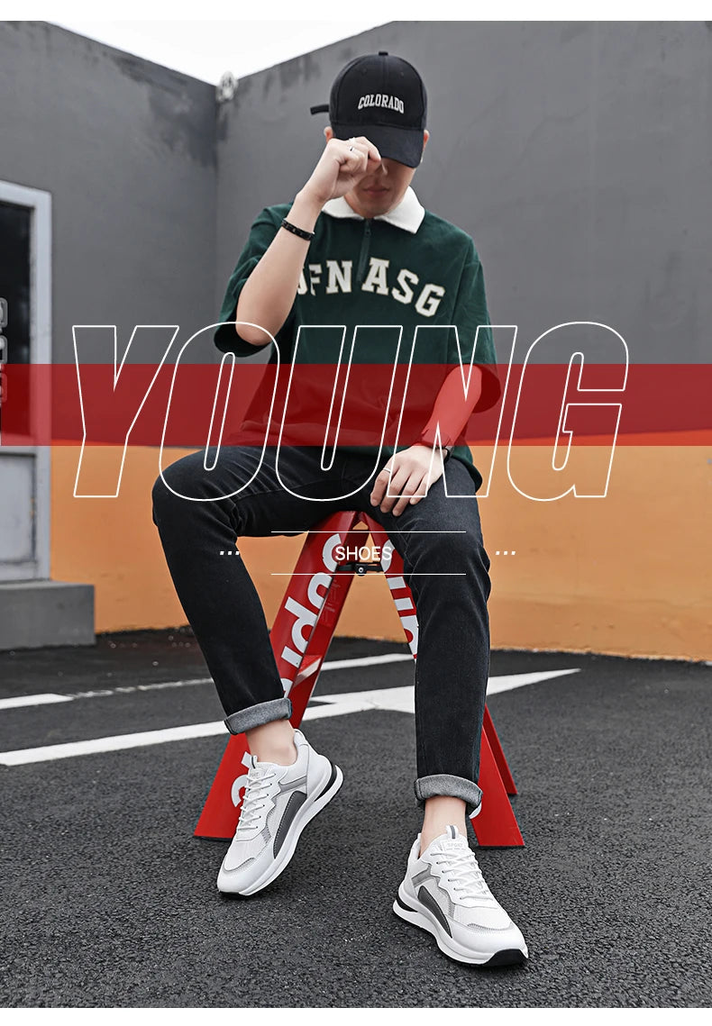 Sneakers for Men Fashion Outsole Male Casual Sport Shoes Man Running Flats Shoes Tenis De Mujer Zapatillas Sapato Masculino
