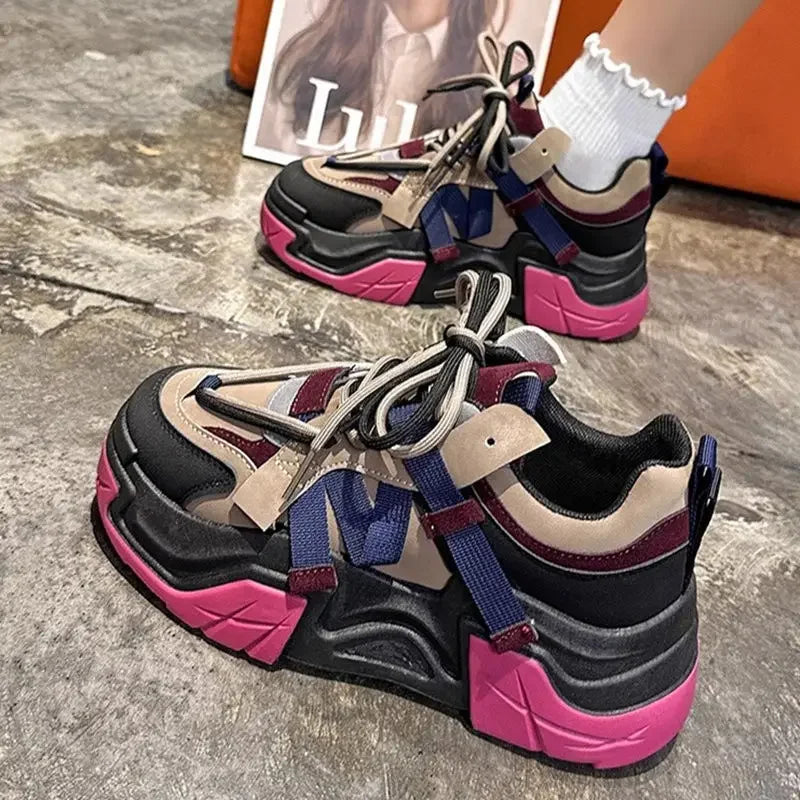 Sneakers Woman Footwear High on Platform